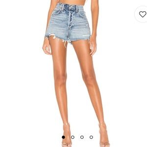 agolde denim jaden shorts- surreal